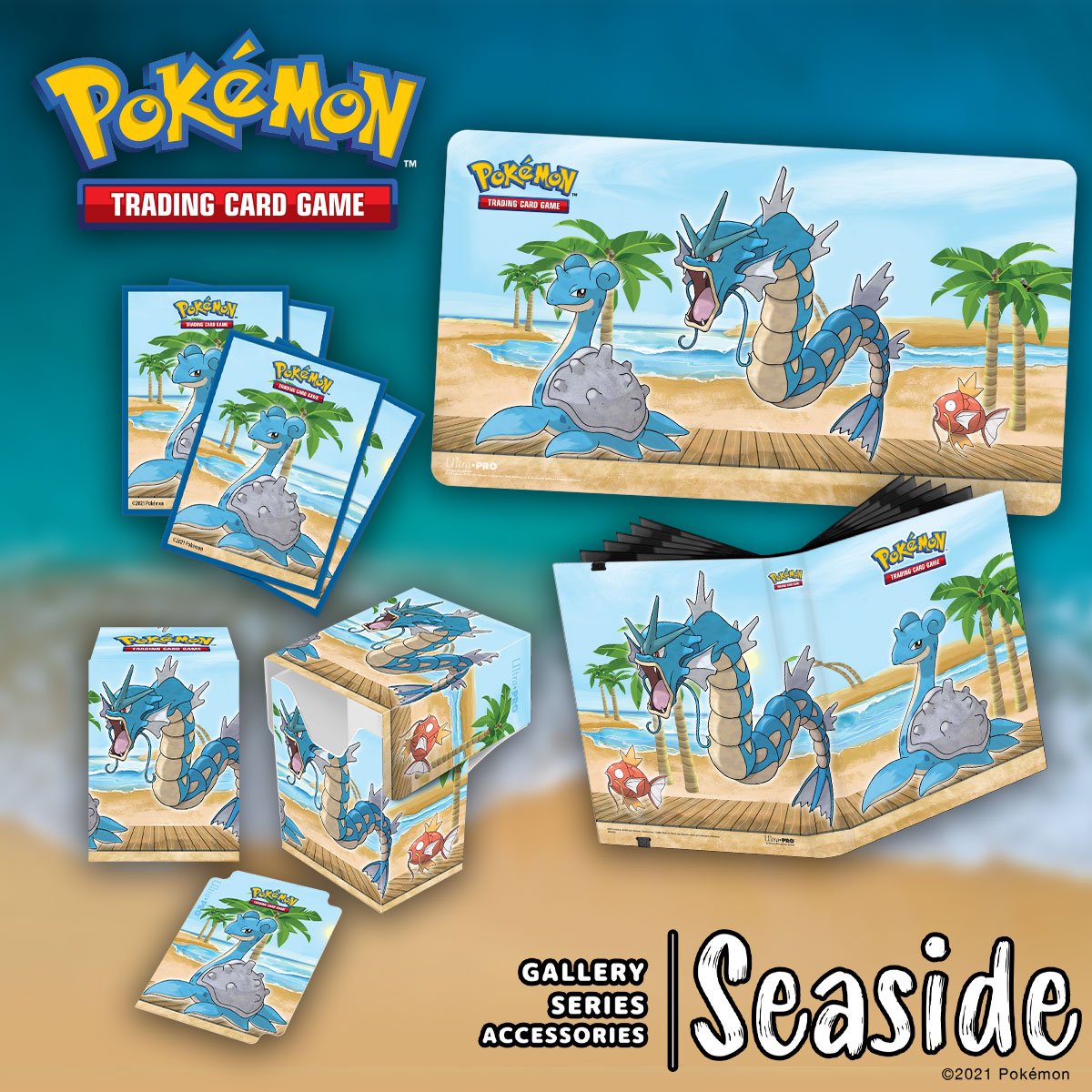 Les pochettes protectrices pour cartes Pokémon Gallery Seaside