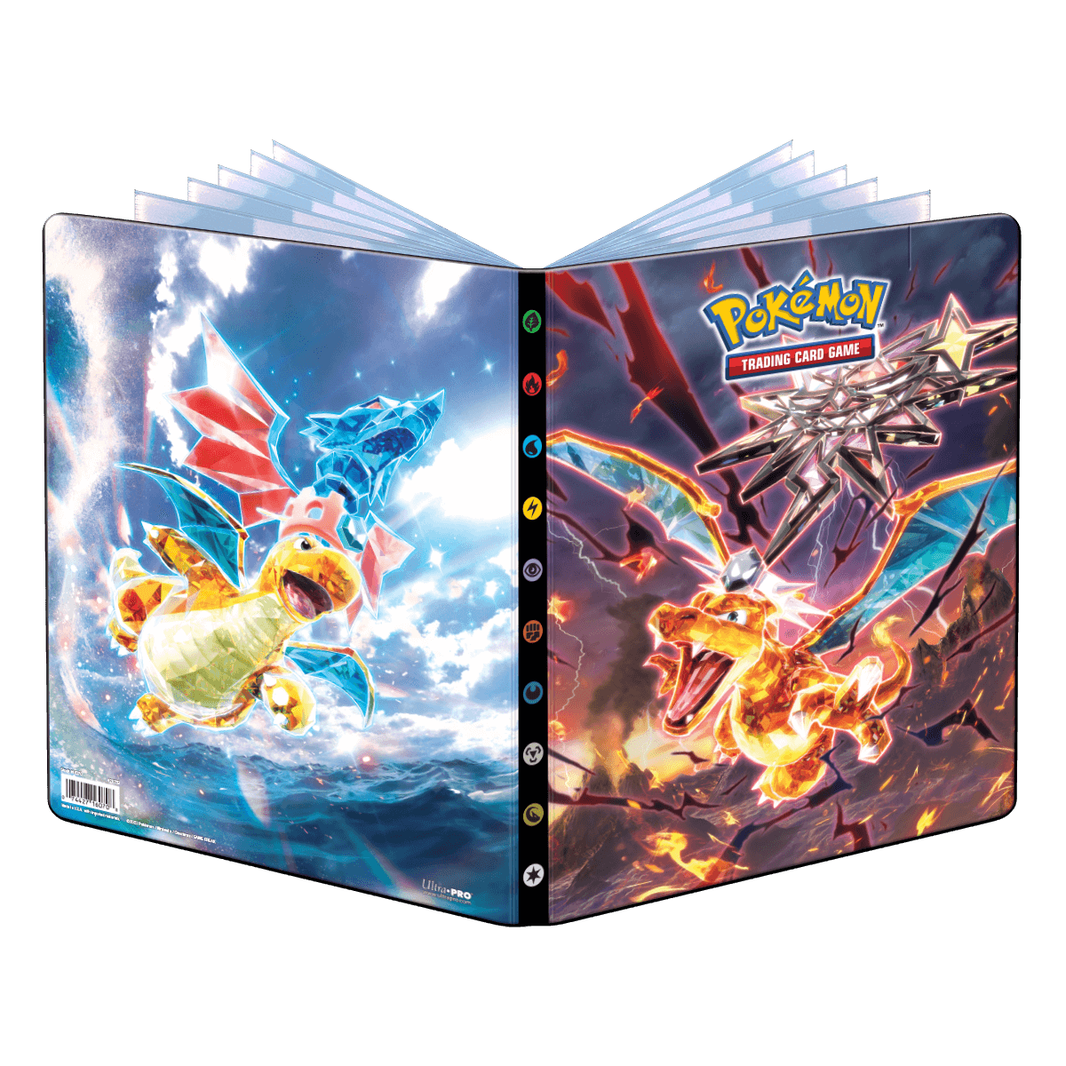 Scarlet and Violet Charizard and Dragonite 9-Pocket Portfolio for Pokmon | Ultra PRO International Scarlet and Violet Charizard and Dragonite 9-Pocket Portfolio for Pokmon | Ultra PRO International