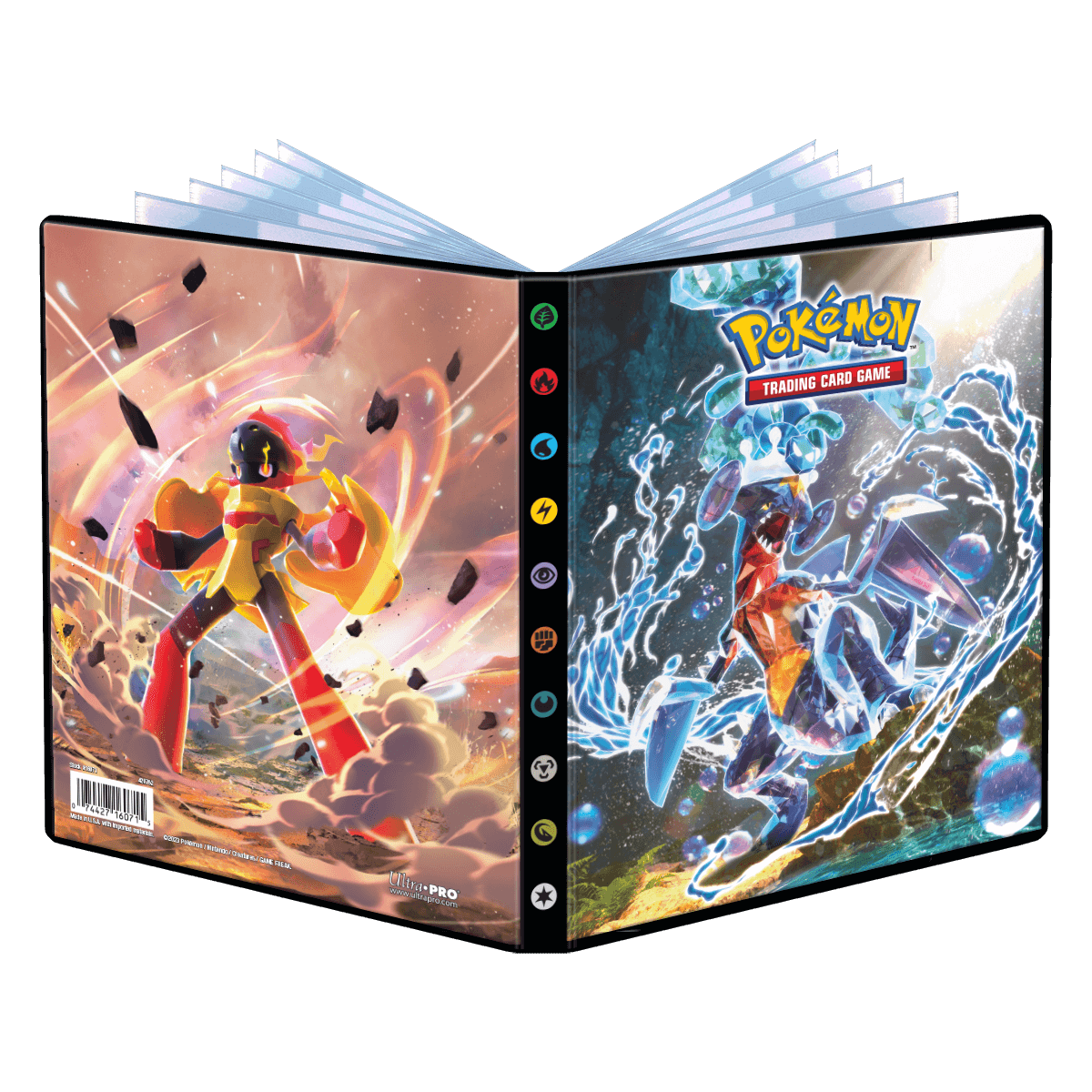 Scarlet and Violet Tera Type Garchomp and Armarouge 4-Pocket Portfolio for  Pokémon