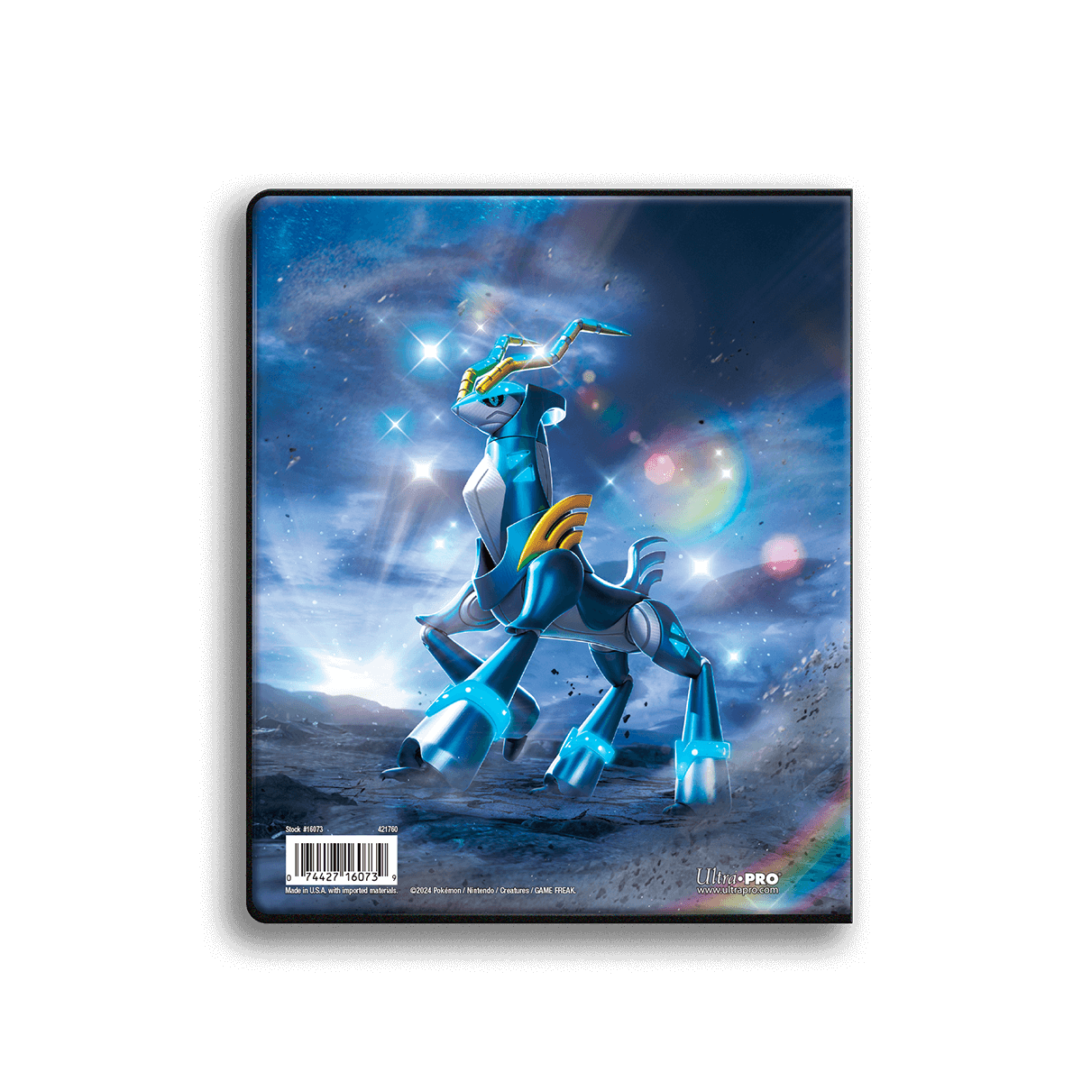 Scarlet and Violet Raging Bolt and Iron Crown 4-Pocket Portfolio for Pokémon