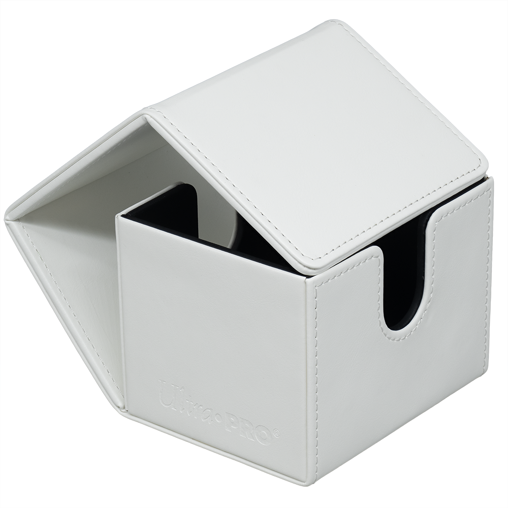 Vivid ALCOVE® Edge DECK BOX® - Light Blue - Open | Ultra PRO