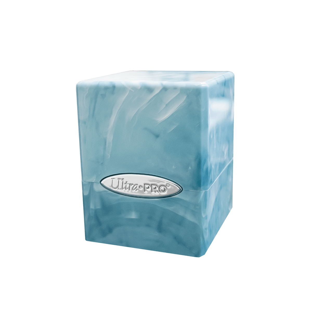 Marble Satin Cube - Light Blue / White | Ultra PRO International