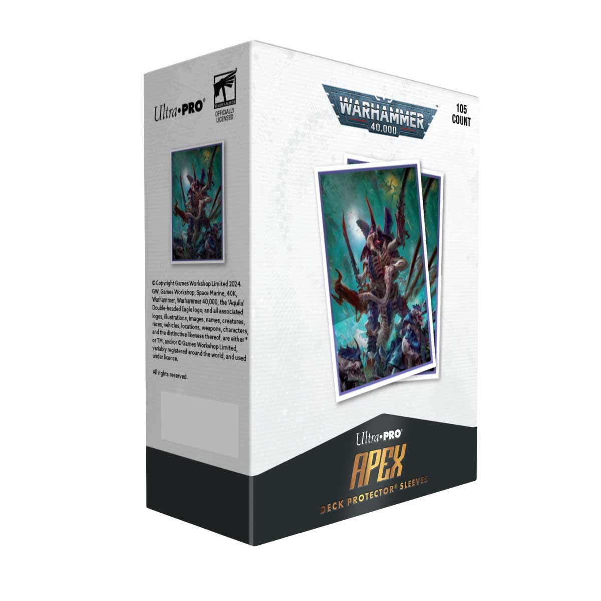 Apex Deck Protector Sleeves: Warhammer 40K- Tyranid (105ct)