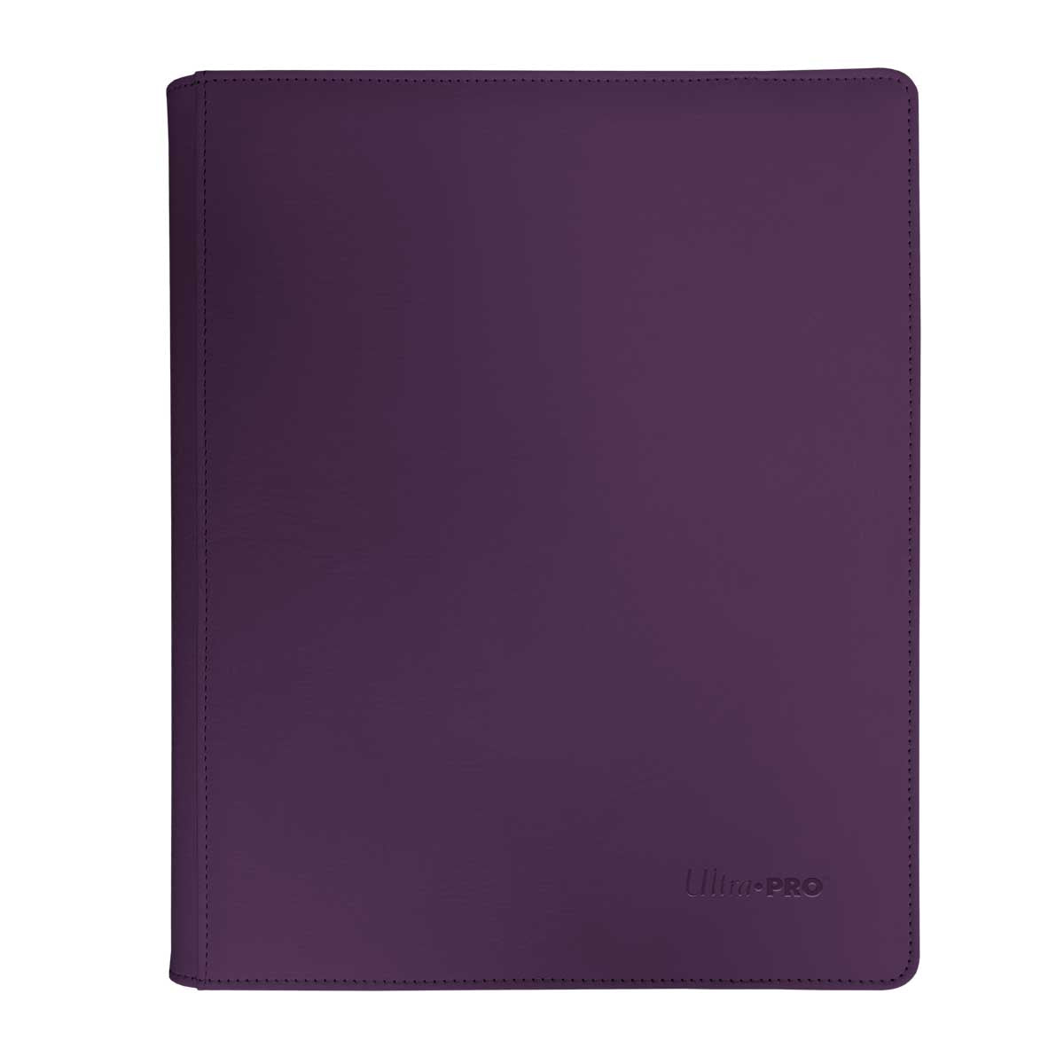 Vivid 9-Pocket Zippered PRO-Binder - Midnight Plum Front | Ultra PRO International