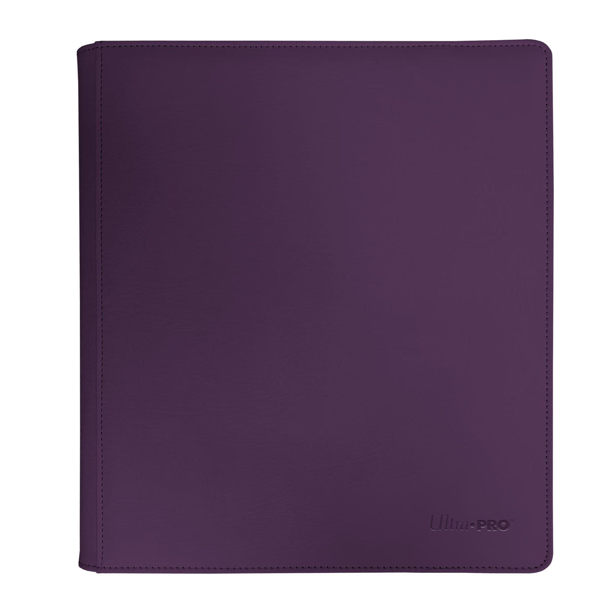 Vivid 12-Pocket Zippered PRO-Binder - Midnight Plum Front | Ultra PRO International