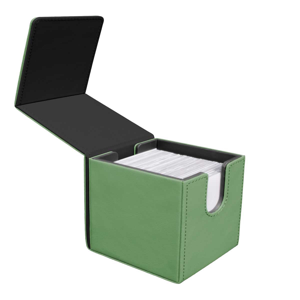 Vivid Alcove Edge Deck Box - Cool Matcha Open | Ultra PRO International