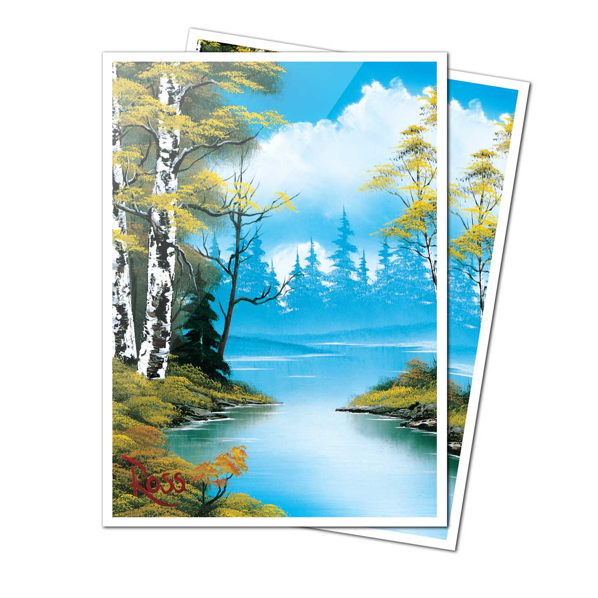 Bob Ross Lakeside Path 105ct APEX™ Deck Protector Sleeves