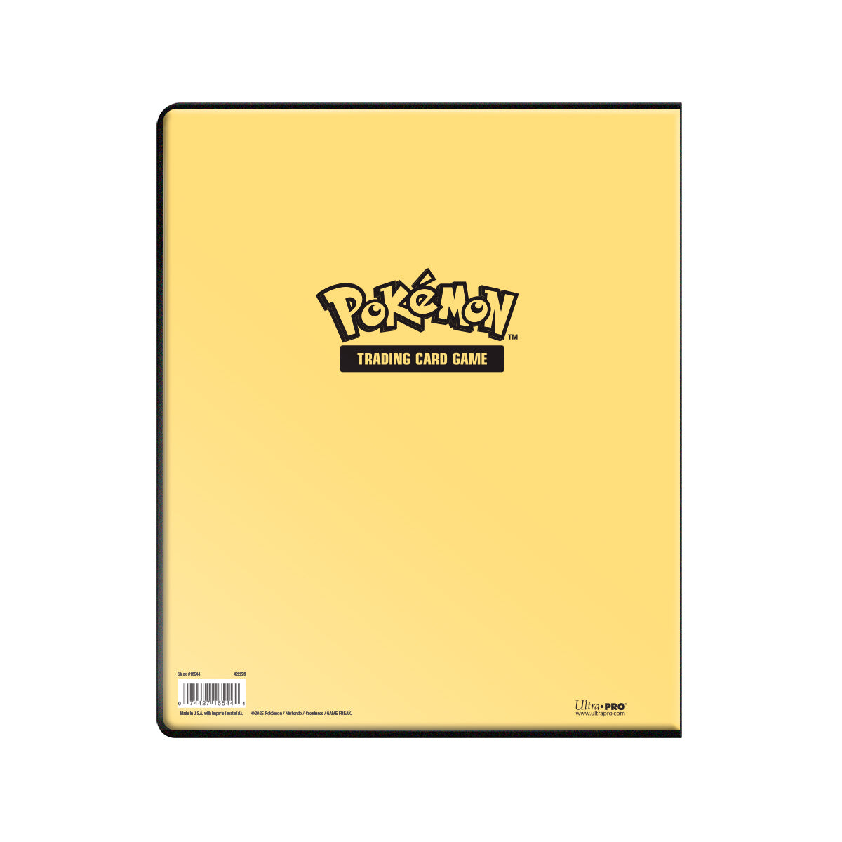 Pikachu 9-Pocket Portfolio for Pokémon Back | Ultra PRO International