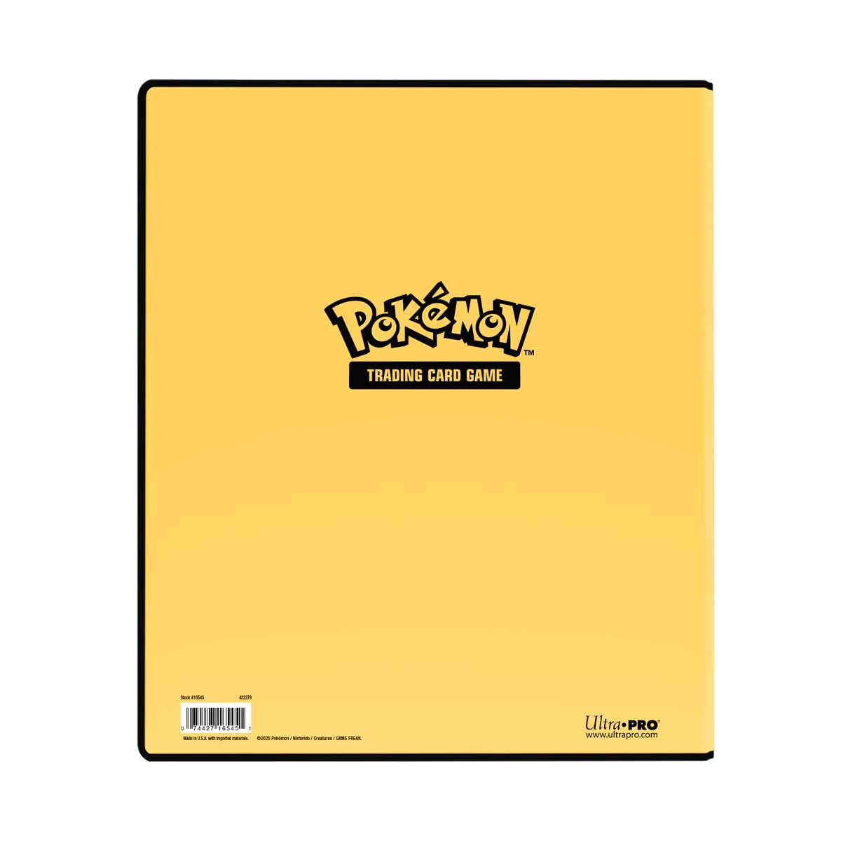 Pikachu 2” Album for Pokémon Back | Ultra PRO International