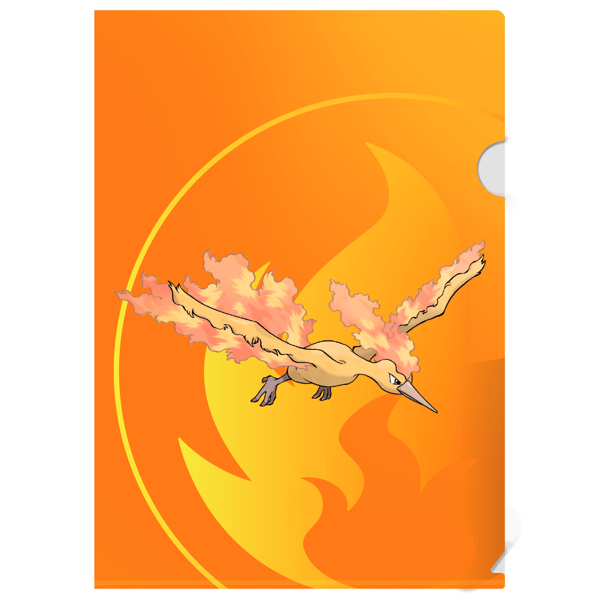 Pokémon Tournament Folios featuring Moltres Front