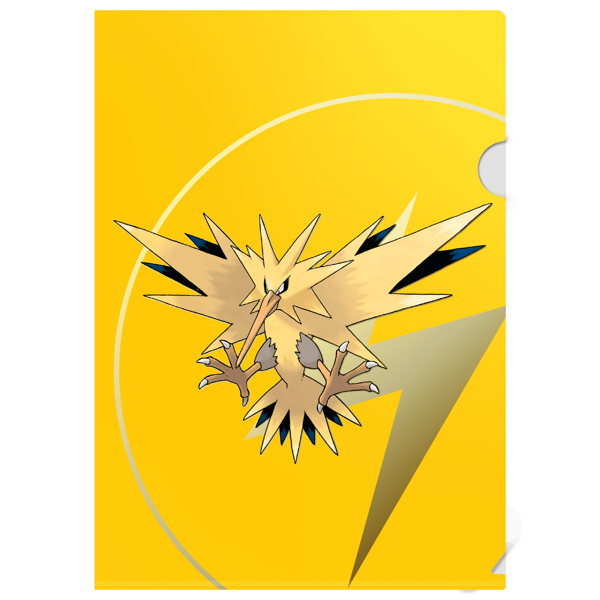 Pokémon Tournament Folios featuring Zapdos Front