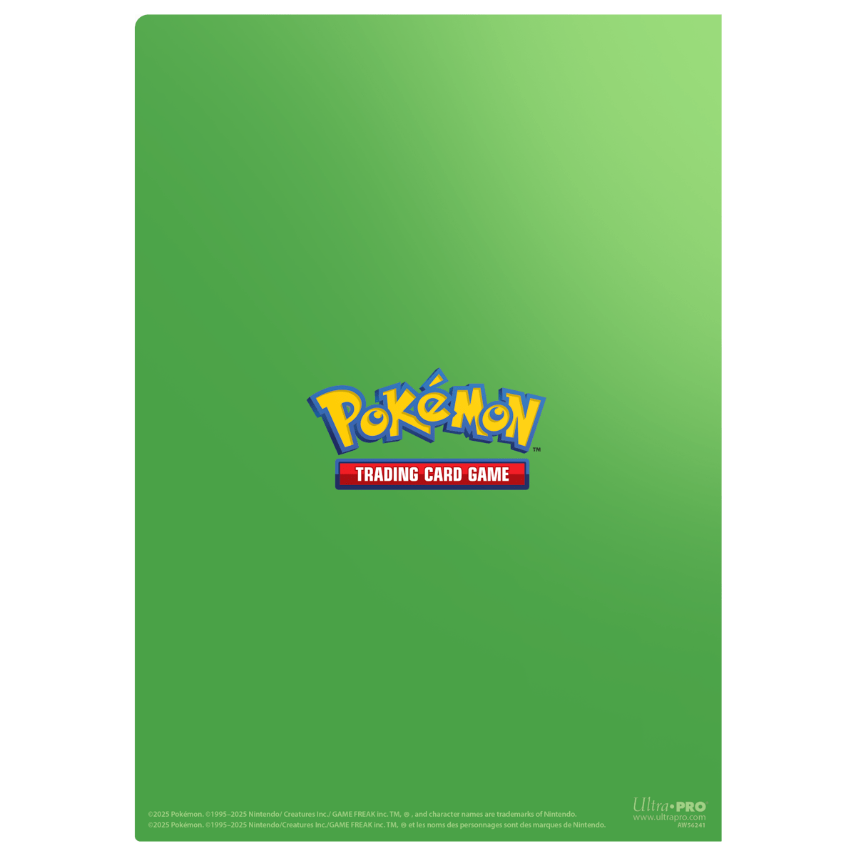 Pokémon Tournament Folios featuring Pansage Back