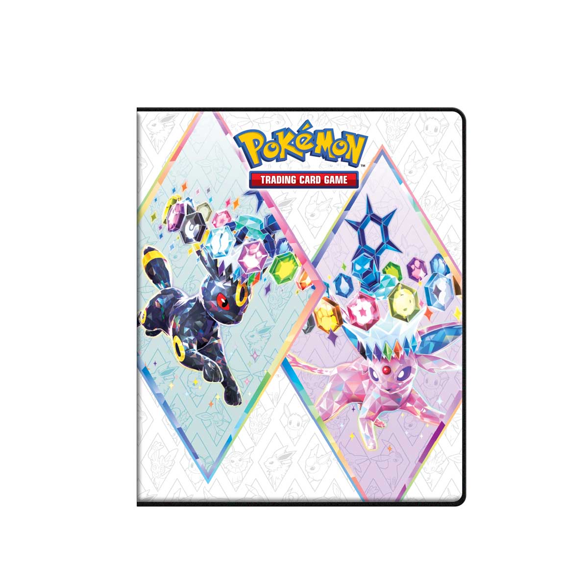 Scarlet and Violet Prismatic Evolutions 4-Pocket Portfolio for Pokémon
