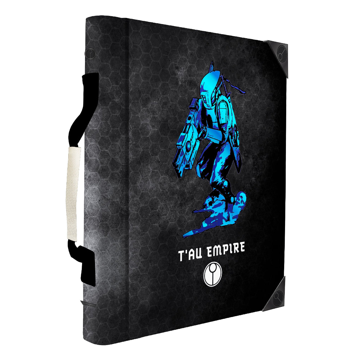 T’au Empire Debossed Printed Codex Book Folio for Warhammer 40,000 - Front