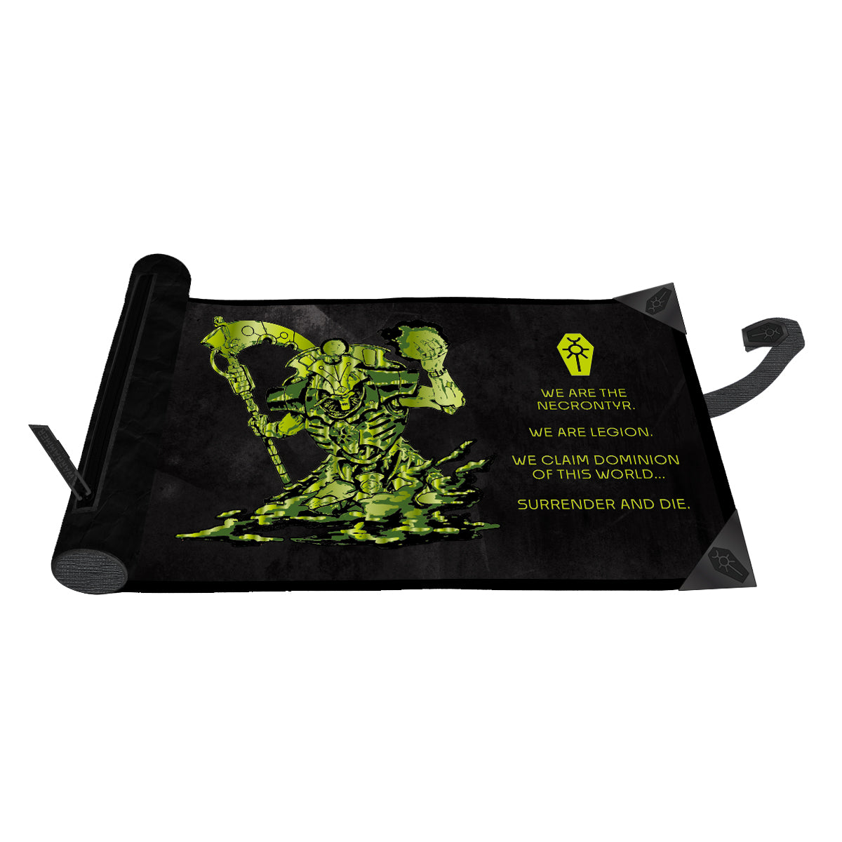Necrons Premium Foil Dice Scroll for Warhammer 40,000 | Ultra PRO