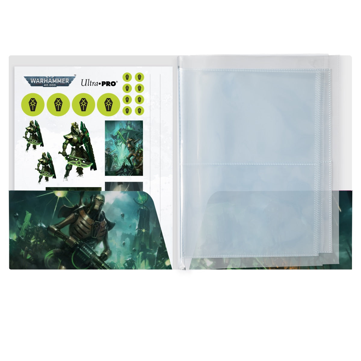 Necrons Datasheet and Index Card Folio for Warhammer 40,000 - Inside
