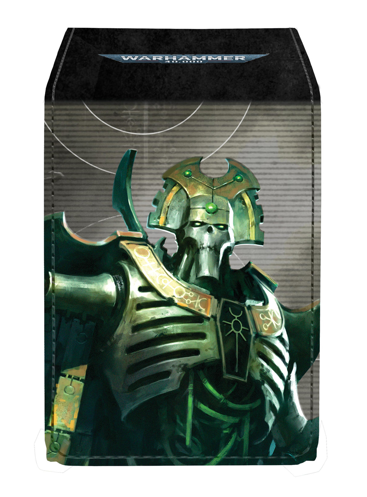 Necrons Alcove Flip Deck Box® for Warhammer 40,000 Front | Ultra PRO international