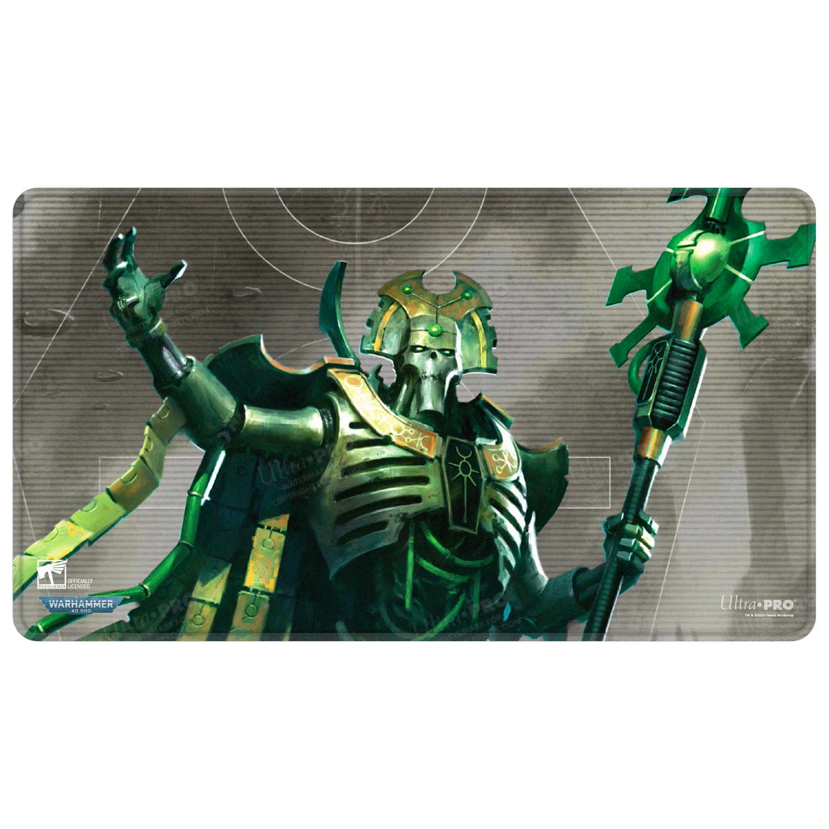 necron card sleeves Ultra Pro Stitched Playmat Warhammer 40K Codex Aligned (Necron)