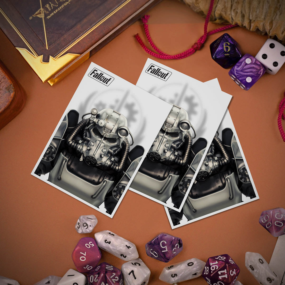 Fallout - Brotherhood of Steel 105ct APEX DECK PROTECTOR® Sleeves for Tabletop Gaming