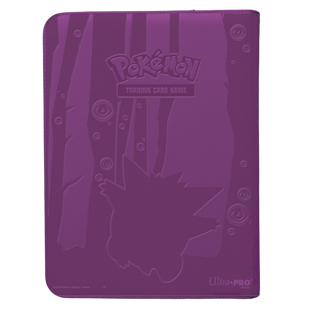 Elite Gengar 9-Pocket Zippered PRO Binder for Pokémon Back | Ultra PRO International
