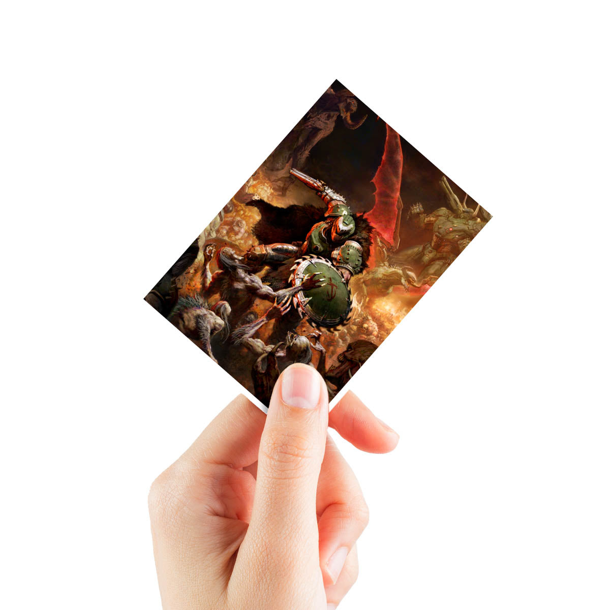 DOOM: THE DARK AGES - ONSLAUGHT - APEX Deck Protector Sleeves Hand | Ultra PRO International