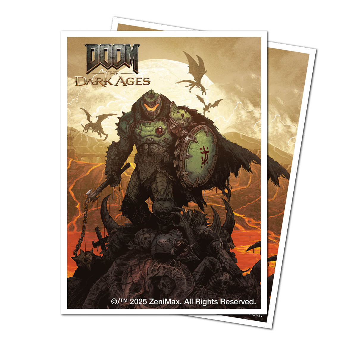 DOOM: THE DARK AGES - WRATH - APEX Deck Protector Sleeves | Ultra
