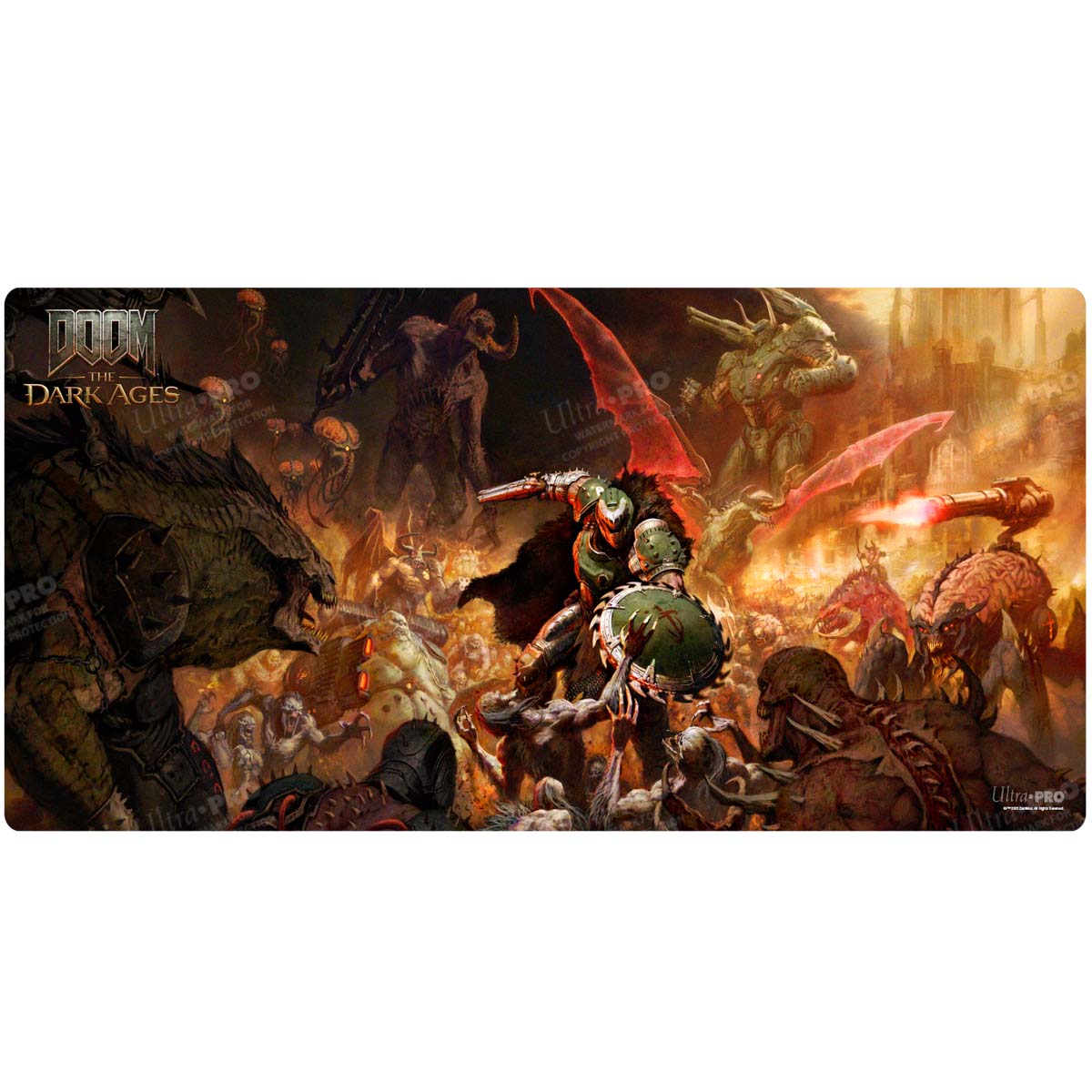 DOOM Onslaught Extended Playmat Front | Ultra PRO International