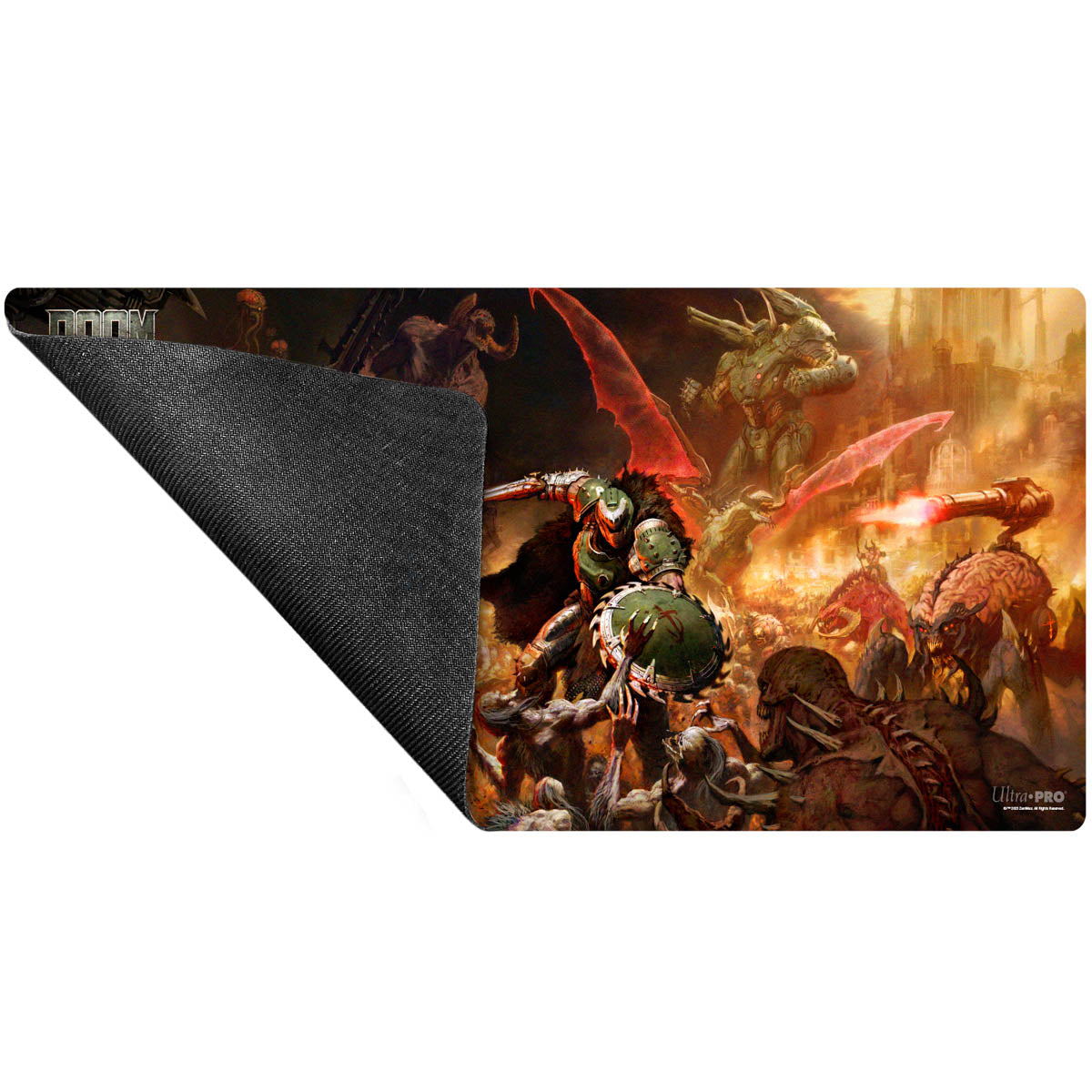 DOOM Onslaught Extended Playmat Back | Ultra PRO International