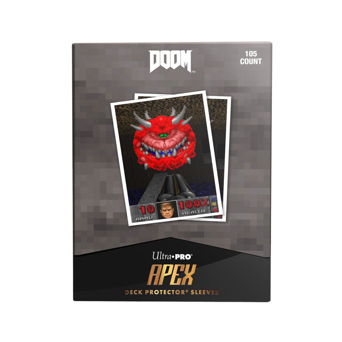DOOM - CACODEMON - APEX Deck Protector Sleeves Front | Ultra PRO International