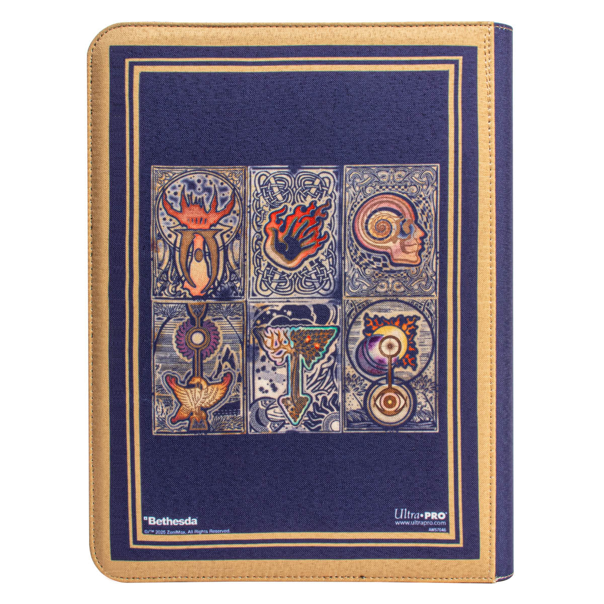 The Elder Scrolls - Mages Guild 9-Pocket Zippered PRO-BINDER® for Tabletop Gaming - Back | Ultra PRO