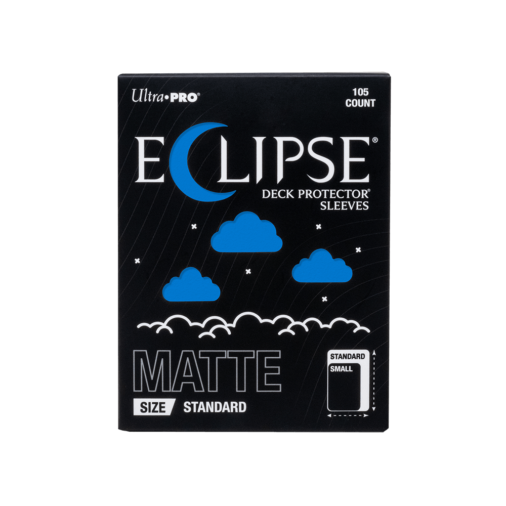 ultra pro eclipse card sleeves ECLIPSE® Matte Standard DECK PROTECTOR® Sleeves: Pacific Blue