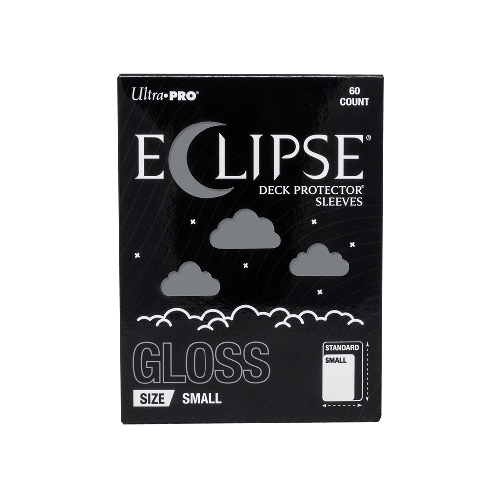 ECLIPSE® Gloss Small DECK PROTECTOR® Sleeves: Smoke Grey - 60ct