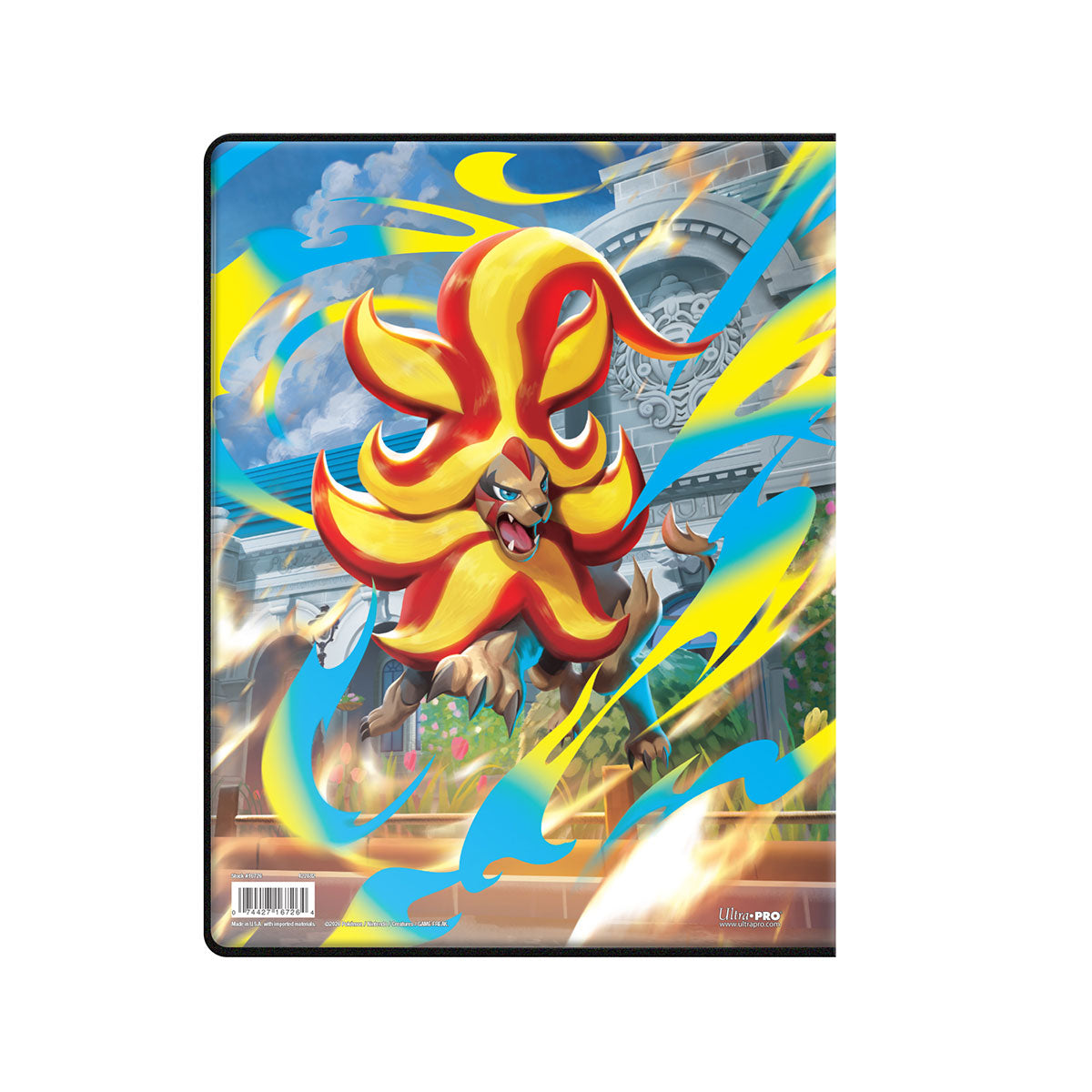 Mega Evolution - Chaos Rising 9-Pocket Portfolio for the Pokémon Trading Card Game - Back | Ultra PRO