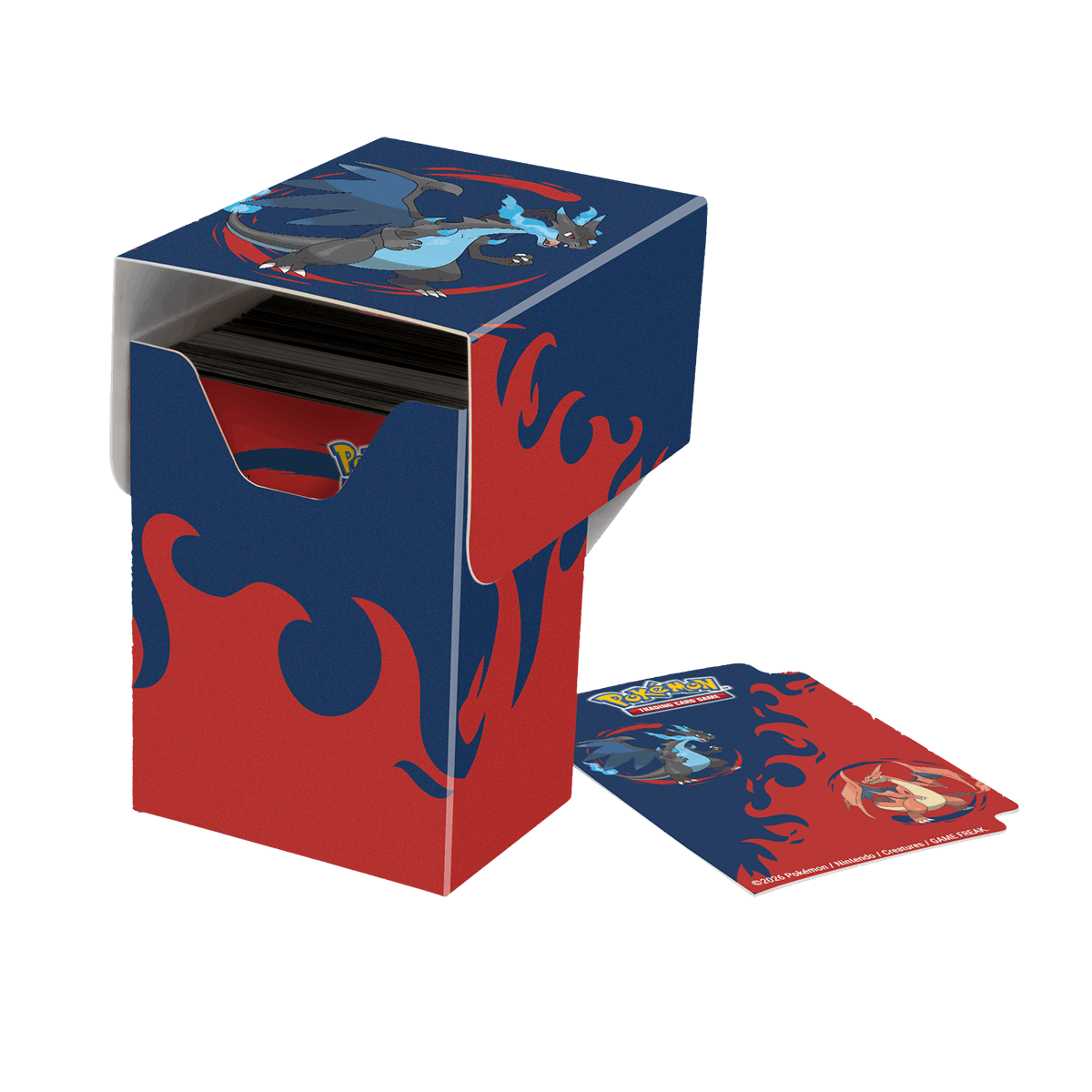 Mega Charizard X 100+ DECK BOX® for the Pokémon Trading Card Game - Open | Ultra PRO