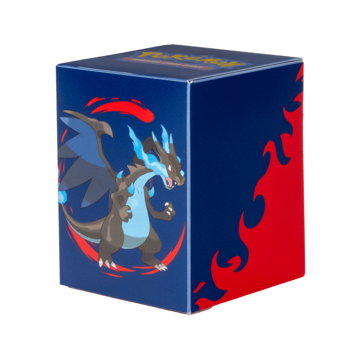 Mega Charizard X 100+ DECK BOX® for the Pokémon Trading Card Game - Angle | Ultra PRO