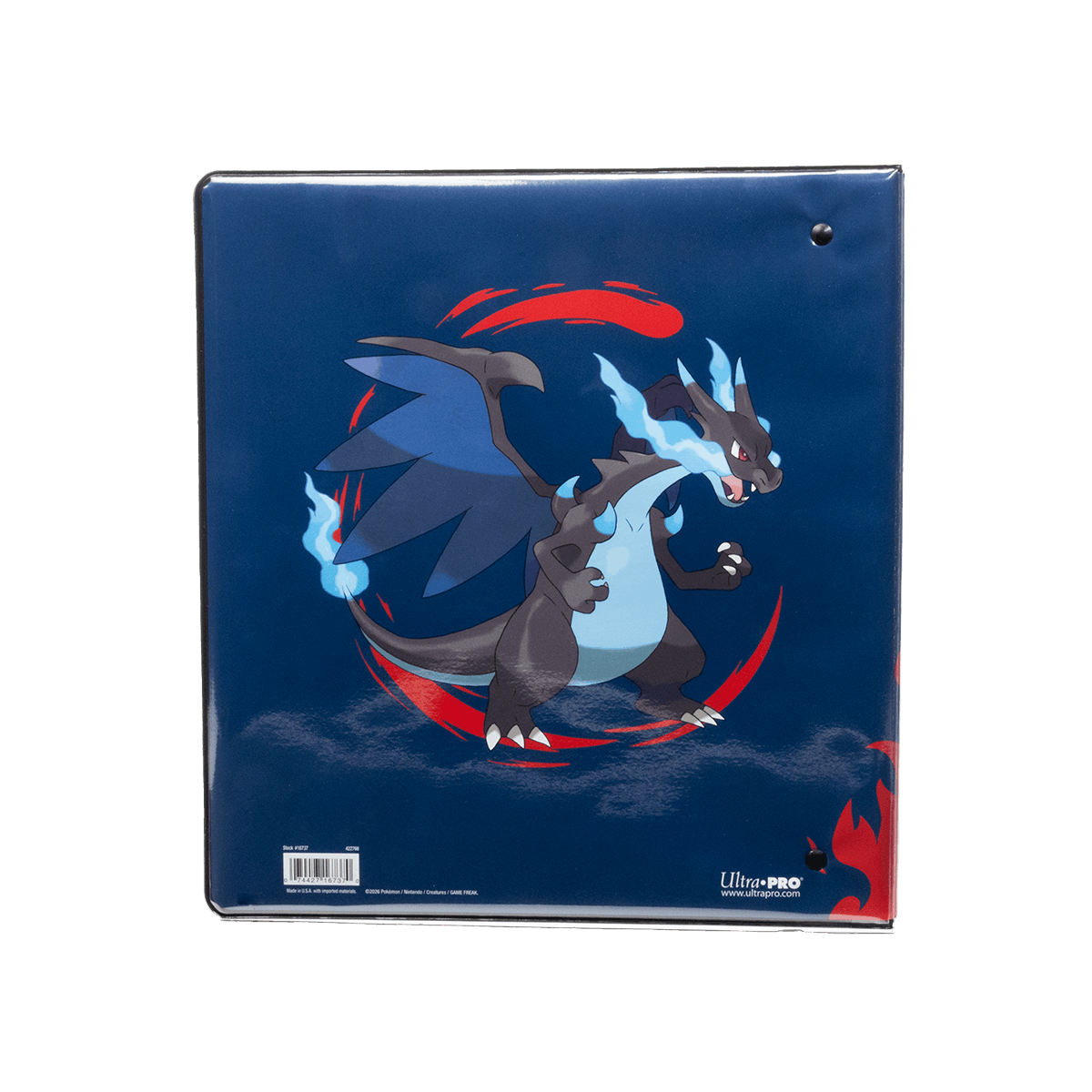 Mega Charizard X and Mega Charizard Y 2" Album for the Pokémon Trading Card Game Back