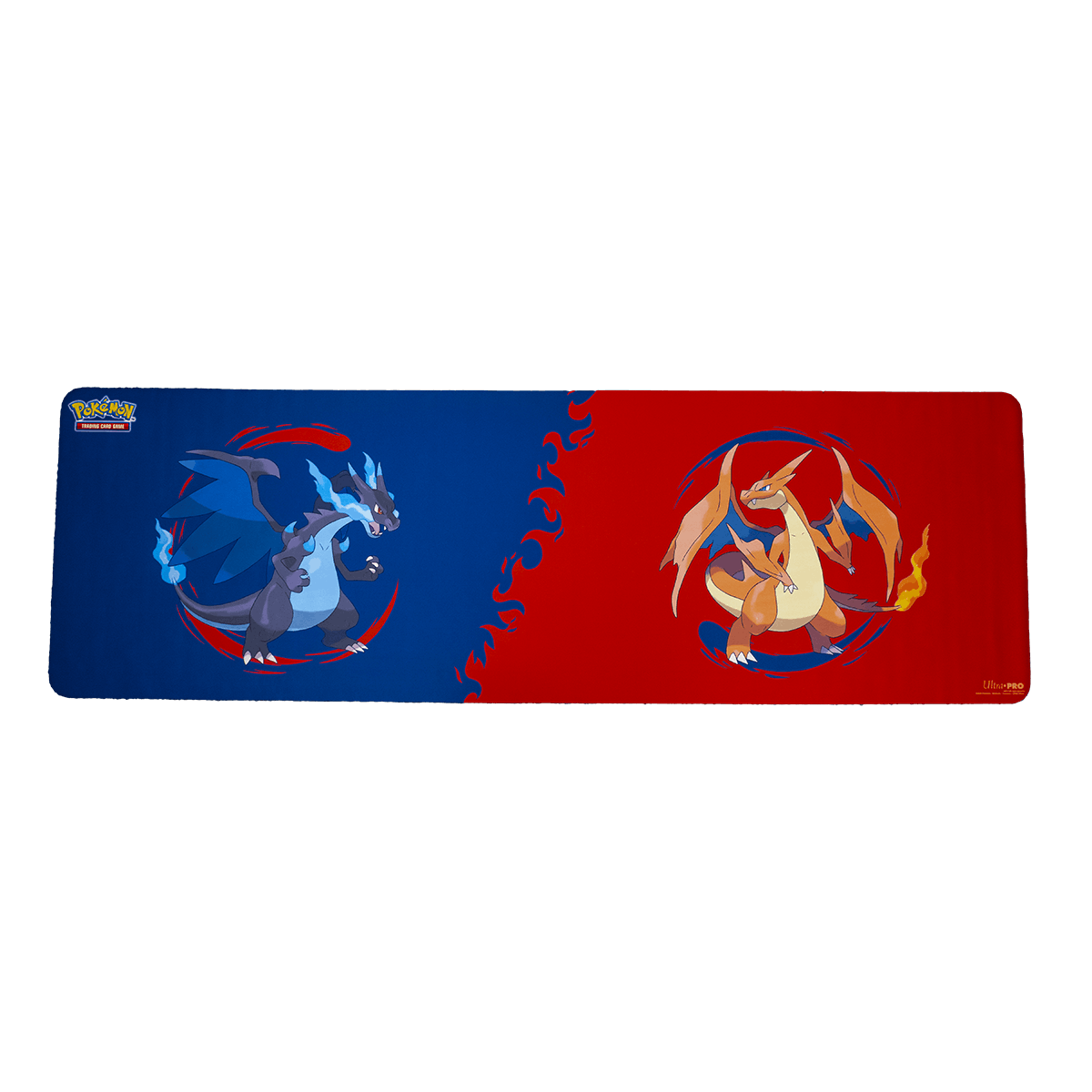 Mega Charizard X and Mega Charizard Y 8ft Table Playmat for the Pokémon Trading Card Game - Image 5 | Ultra PRO