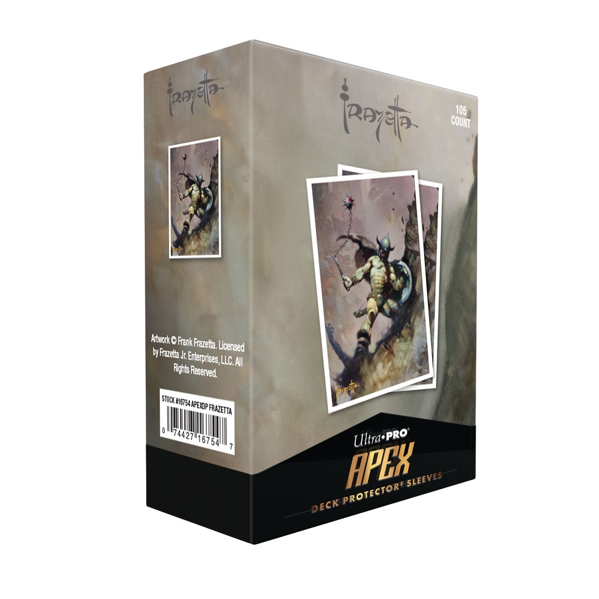Artist Spotlight: Frank Frazetta - "Warrior with Ball and Chain" APEX DECK PROTECTOR® Sleeves for Tabletop Gaming