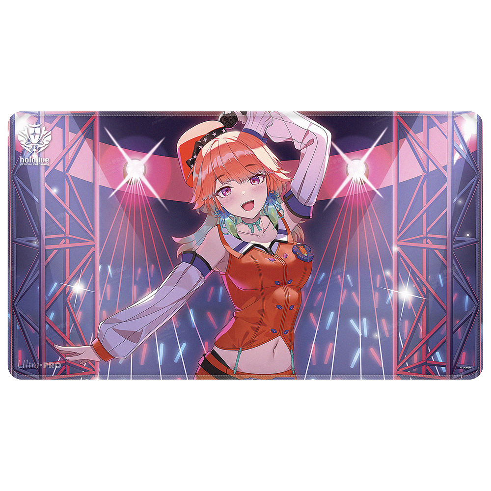 Takanashi Kiara Stitched Playmat for the hololive OFFICIAL CARD GAME Front