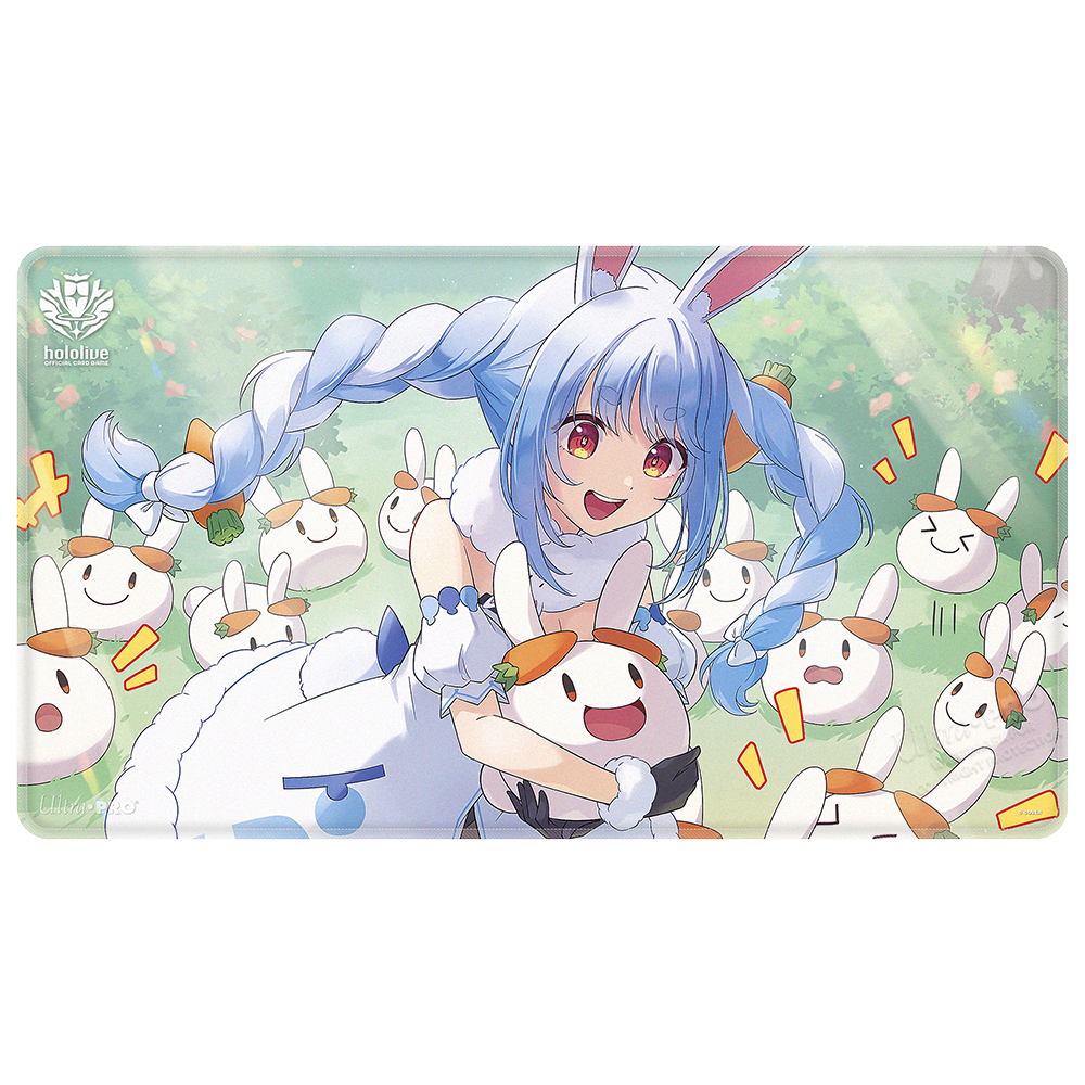 Usada Pekora Stitched Playmat for the hololive OFFICIAL CARD GAME Front