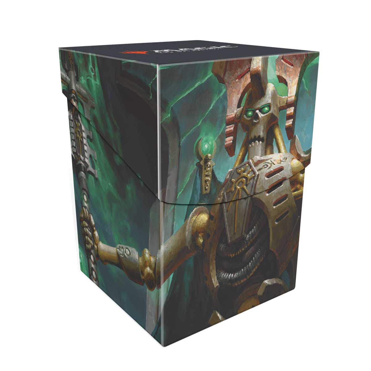 Warhammer 40K Commander Szarekh, the Silent King 100+ Deck Box for Magic: The Gathering Front | Ultra PRO International