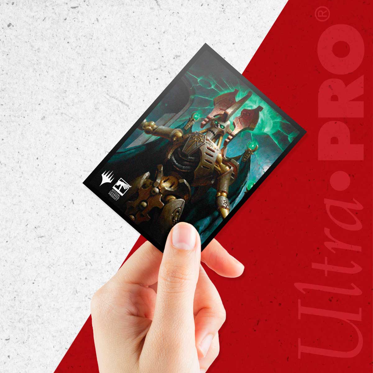 Warhammer 40K Commander Szarekh, the Silent King Standard Deck Protector Sleeves (100ct) for Magic: The Gathering Hand | Ultra PRO International