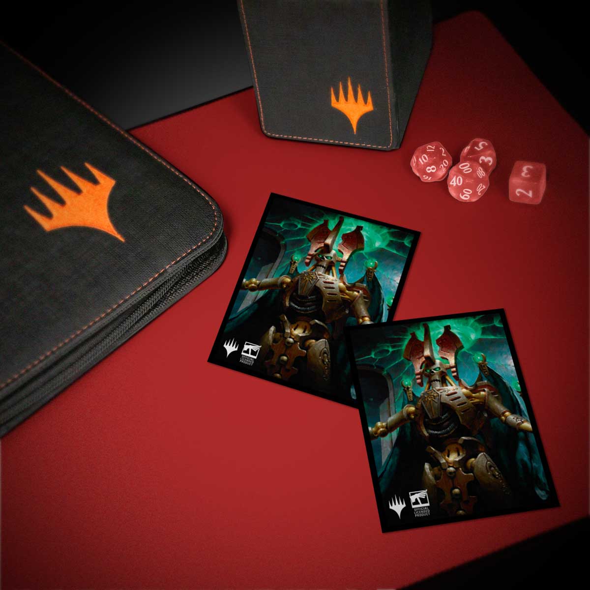 Warhammer 40K Commander Szarekh, the Silent King Standard Deck Protector Sleeves (100ct) for Magic: The Gathering Lifestyle | Ultra PRO International
