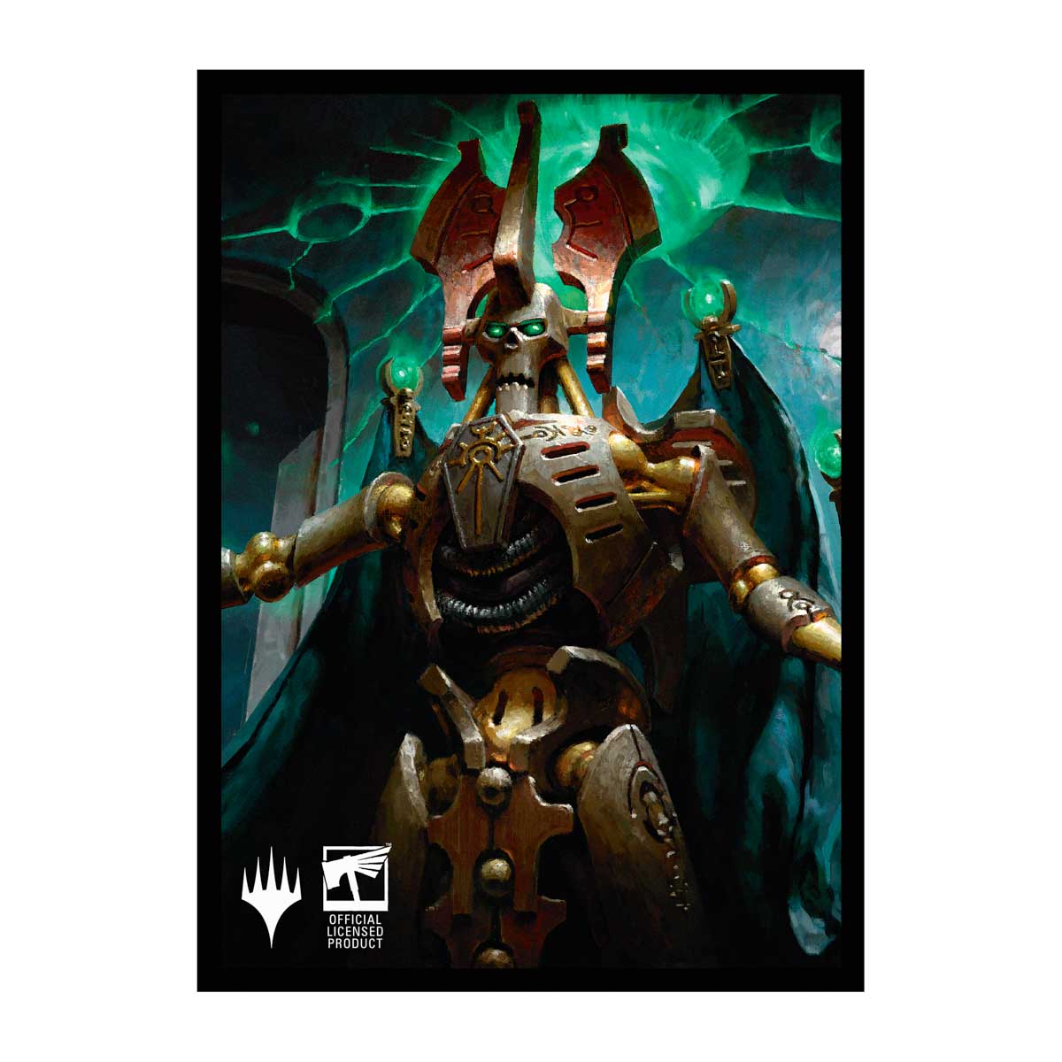 Warhammer 40K Commander Szarekh, the Silent King Standard Deck Protector Sleeves (100ct) for Magic: The Gathering Single | Ultra PRO International