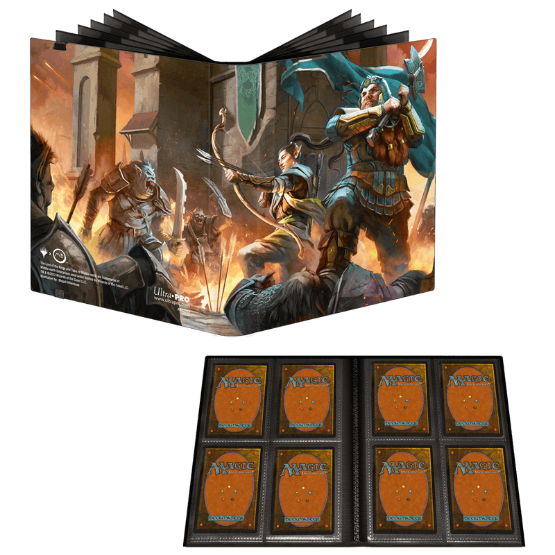 The Lord of the Rings: Tales of Middle-earth Legolas & Gimli 4-Pocket PRO-Binder for Magic: The Gathering | Ultra PRO International