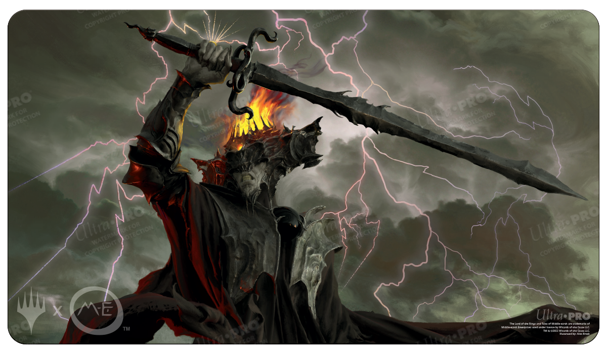 The Lord of the Rings: Tales of Middle-earth Sauron v2 Standard Gaming  Playmat for Magic: The Gathering