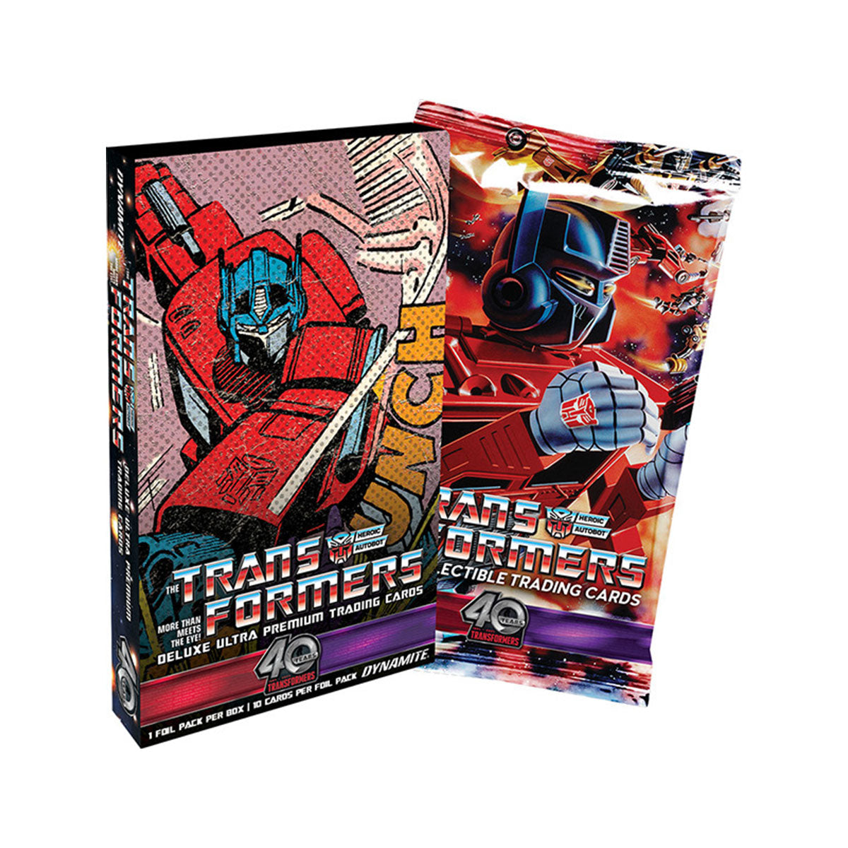 2024 Transformers 40th Anniversary Trading Cards Deluxe Mini Box