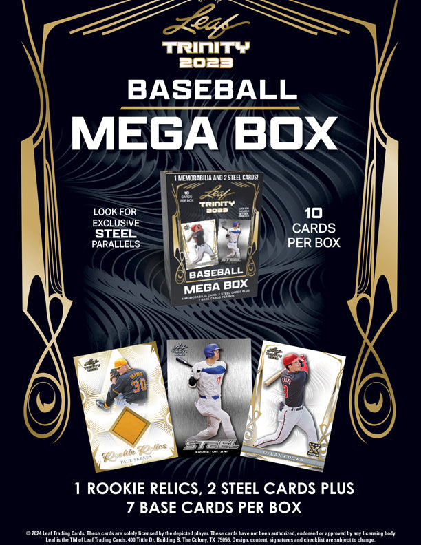2023 Leaf Trinity Baseball Mega Box | Ultra PRO International