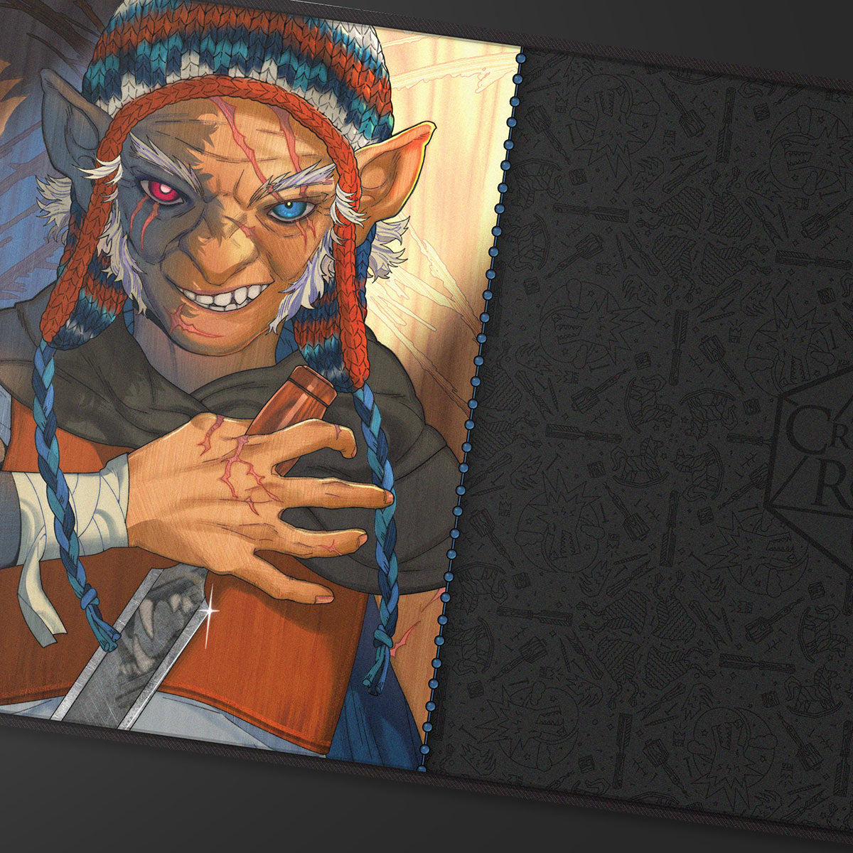 Critical Role: Bells Hells - Portrait Series Chetney Black-Stitched Playmat for Tabletop Gaming - Image 3 | Ultra PRO