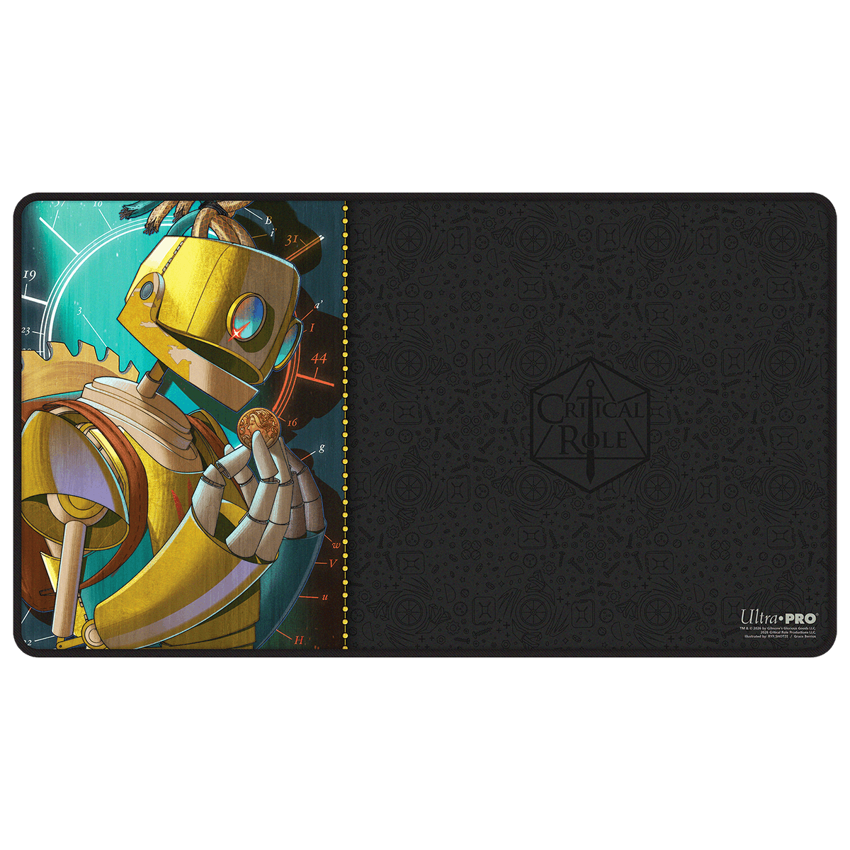 Critical Role: Bells Hells - Portrait Series FCG Black-Stitched Playmat for Tabletop Gaming - Front | Ultra PRO